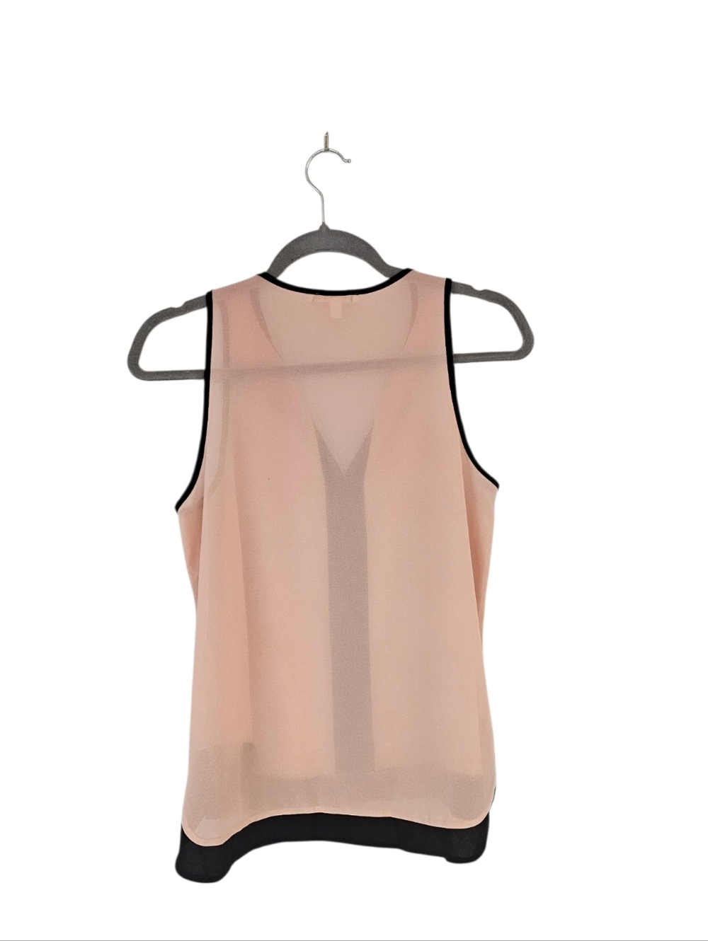 Sophia + Zeke Pink Black Career Work‎ Tank Top Small Preowned - Picture 7 of 8